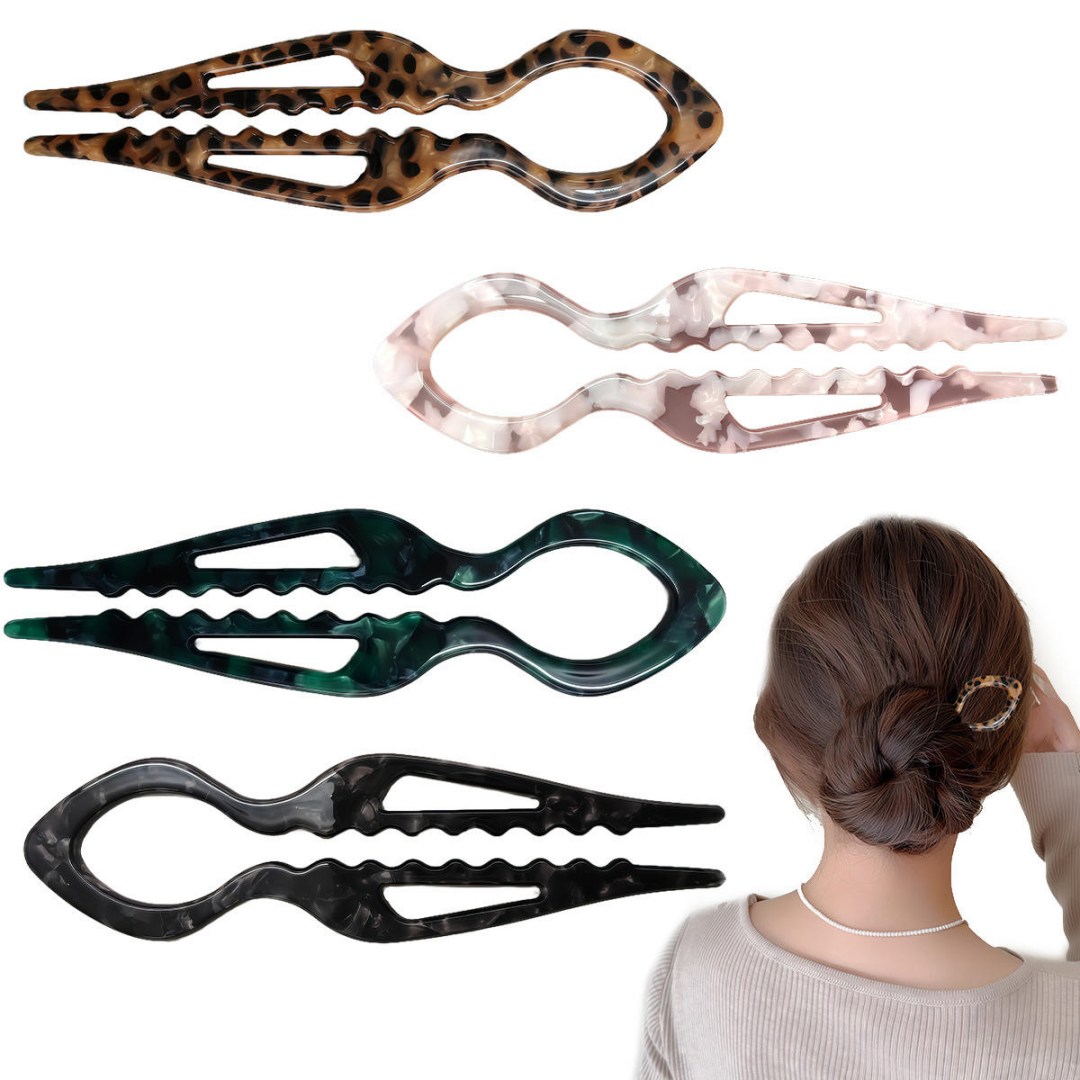 卸売熱い販売ヘアクリップ U ヘアピンファッションカスタムロゴヘアピンアセテート U 形状ヘアピン女性のための